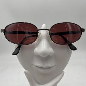 Reptile Gunmetal Oval Sunglasses Frames Black Racer